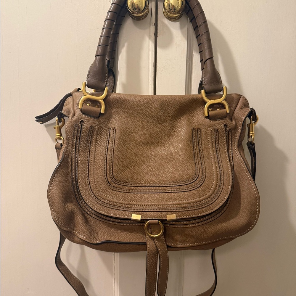 Chloe Brown Leather Handbag
